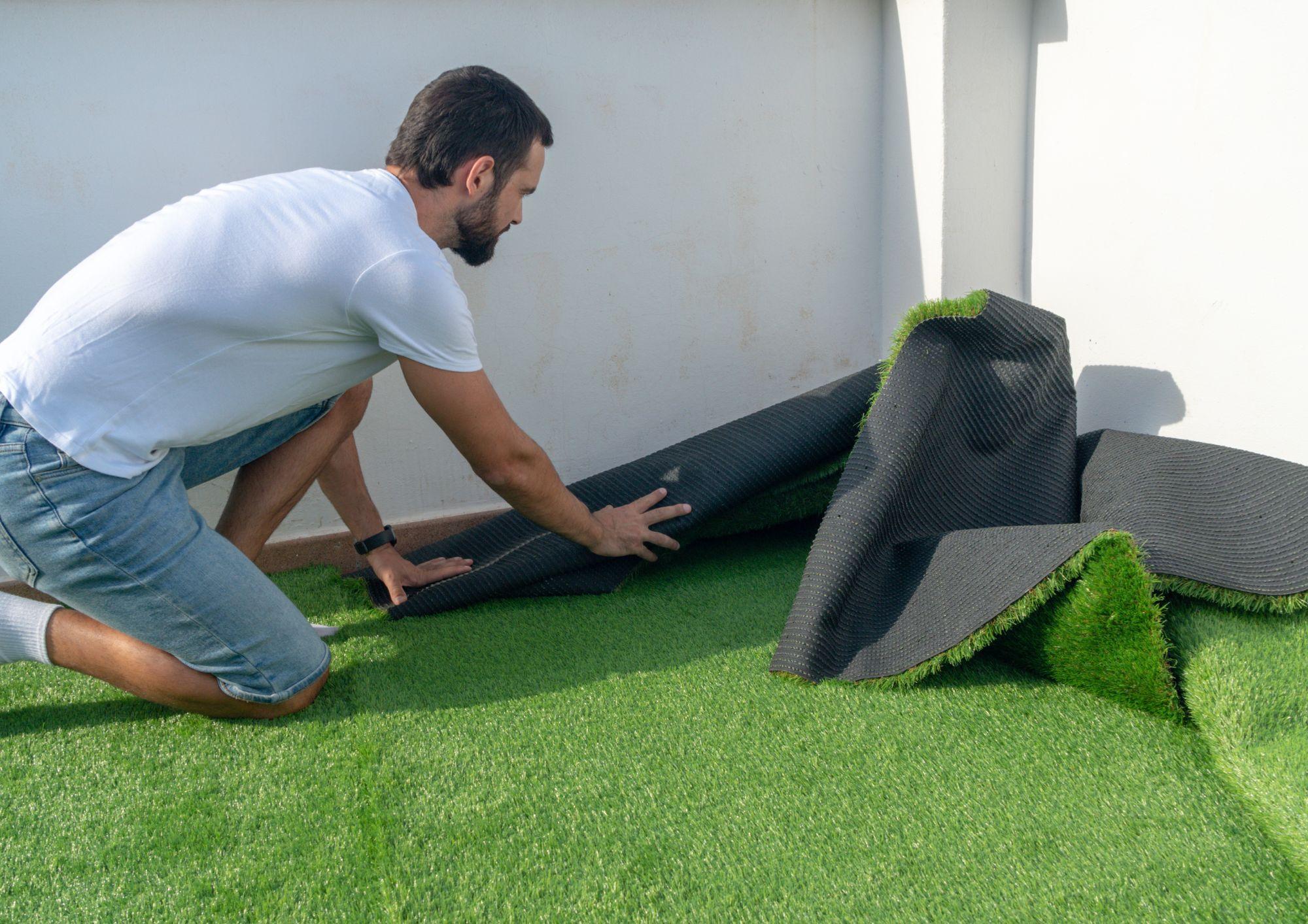 instalación césped artificial